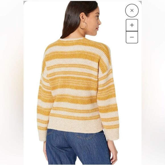 MADEWELL Space Dye Juniper V-Neck Pullover Sweater size M - Picture 4 of 9